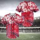 MLB Ole Miss Rebels Baseball Jersey Tropical Flower Pattern MLB Ole Miss Rebels Baseball Jersey Tropical Flower Pattern