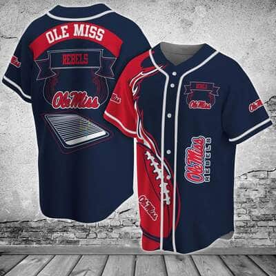Classic MLB Ole Miss Rebels Baseball Jersey Gift For Family Classic MLB Ole Miss Rebels Baseball Jersey Gift For Family