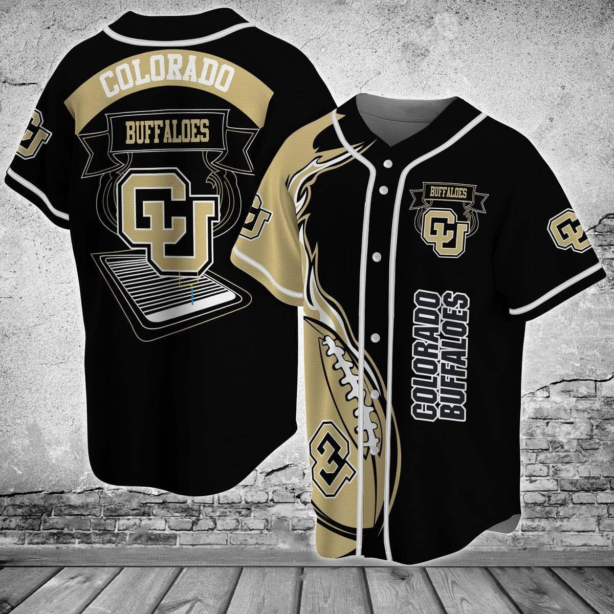 Classic NFL Colorado Buffaloes Baseball Jersey Gift For Football Players Classic NFL Colorado Buffaloes Baseball Jersey Gift For Football Players
