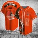 Cleveland Browns NFL Baseball Jersey Gift For Football Fans Cleveland Browns NFL Baseball Jersey Gift For Football Fans