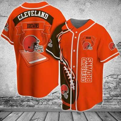 Cleveland Browns NFL Baseball Jersey Gift For Football Fans Cleveland Browns NFL Baseball Jersey Gift For Football Fans