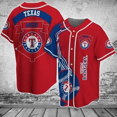 MLB Texas Rangers Baseball Jersey Gift For MLB Fans MLB Texas Rangers Baseball Jersey Gift For MLB Fans