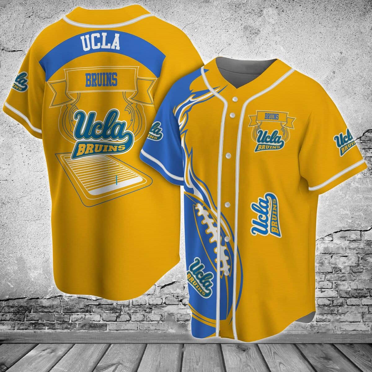 Classic UCLA Bruins Baseball Jersey Gift For NFL Fans Classic UCLA Bruins Baseball Jersey Gift For NFL Fans