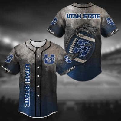 MLB Utah State Aggies Baseball Jersey Grenade Pattern Gift For Best Friend