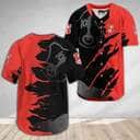 Beck's Beer Baseball Jersey Metal Crack Pattern Beck's Beer Baseball Jersey Metal Crack Pattern