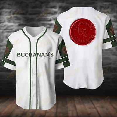 Buchanan's Baseball Jersey Gift For Whiskey Lovers