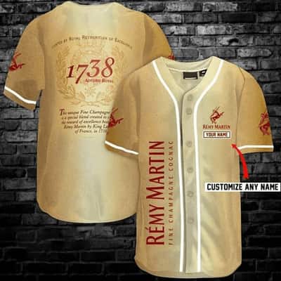 Remy Martin Baseball Jersey Gift For Friends Custom Name Remy Martin Baseball Jersey Gift For Friends Custom Name