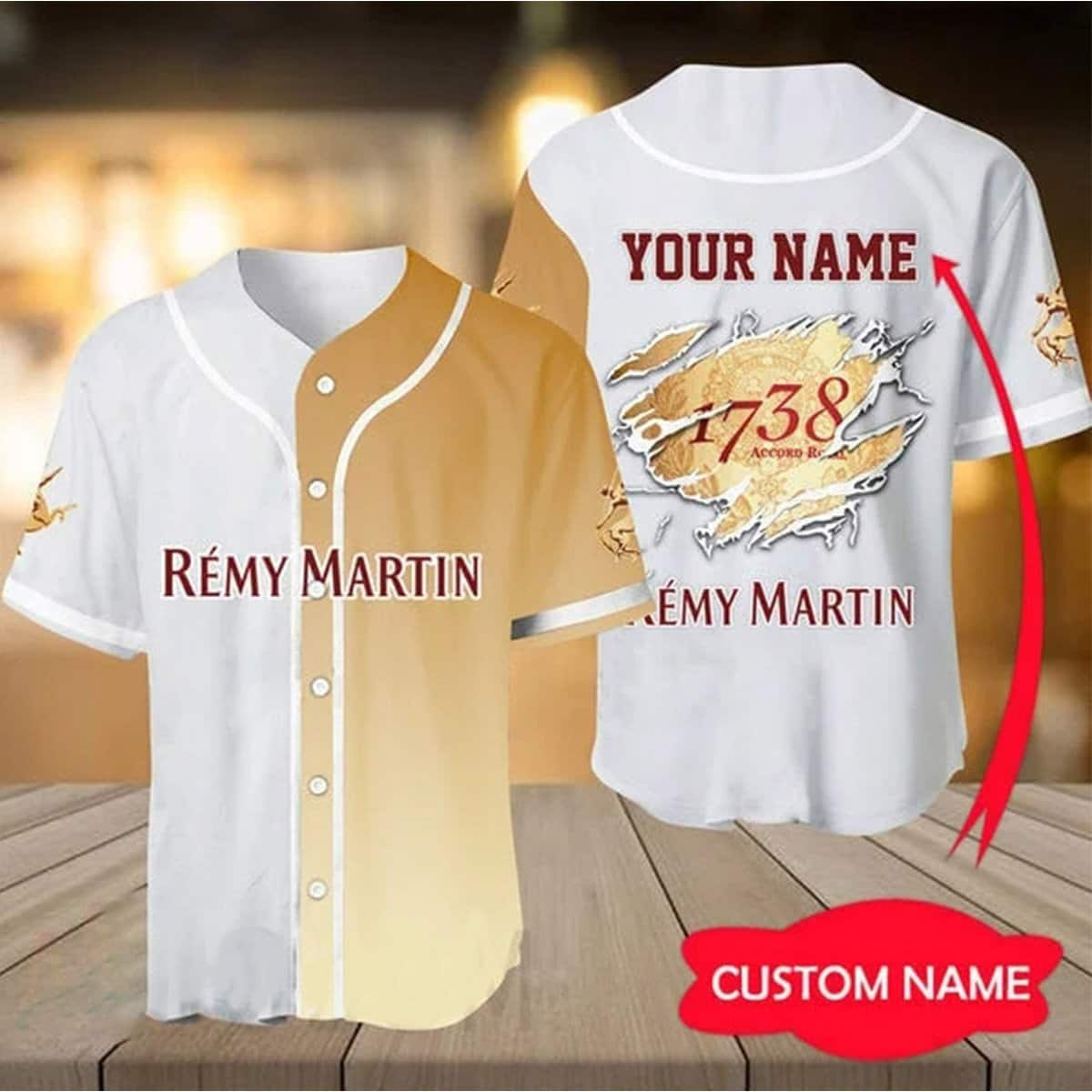 Remy Martin Baseball Jersey Custom Name Gift For Him