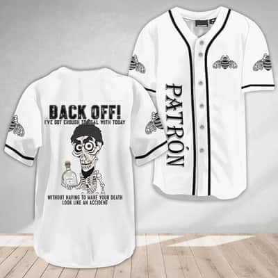 Achmed Back Off With The Patron Baseball Jersey Gift For Friends Achmed Back Off With The Patron Baseball Jersey Gift For Friends