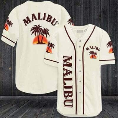 Malibu Rum Baseball Jersey Gift For Him Malibu Rum Baseball Jersey Gift For Him