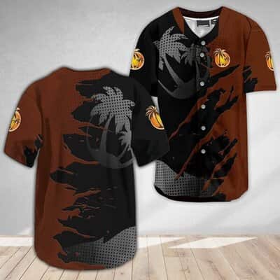 Malibu Rum Baseball Jersey Metal Crack Pattern Gift For Best Friend Malibu Rum Baseball Jersey Metal Crack Pattern Gift For Best Friend