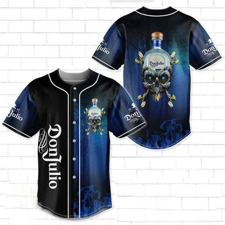 Skull With Don Julio Baseball Jersey Gift For Best Friend