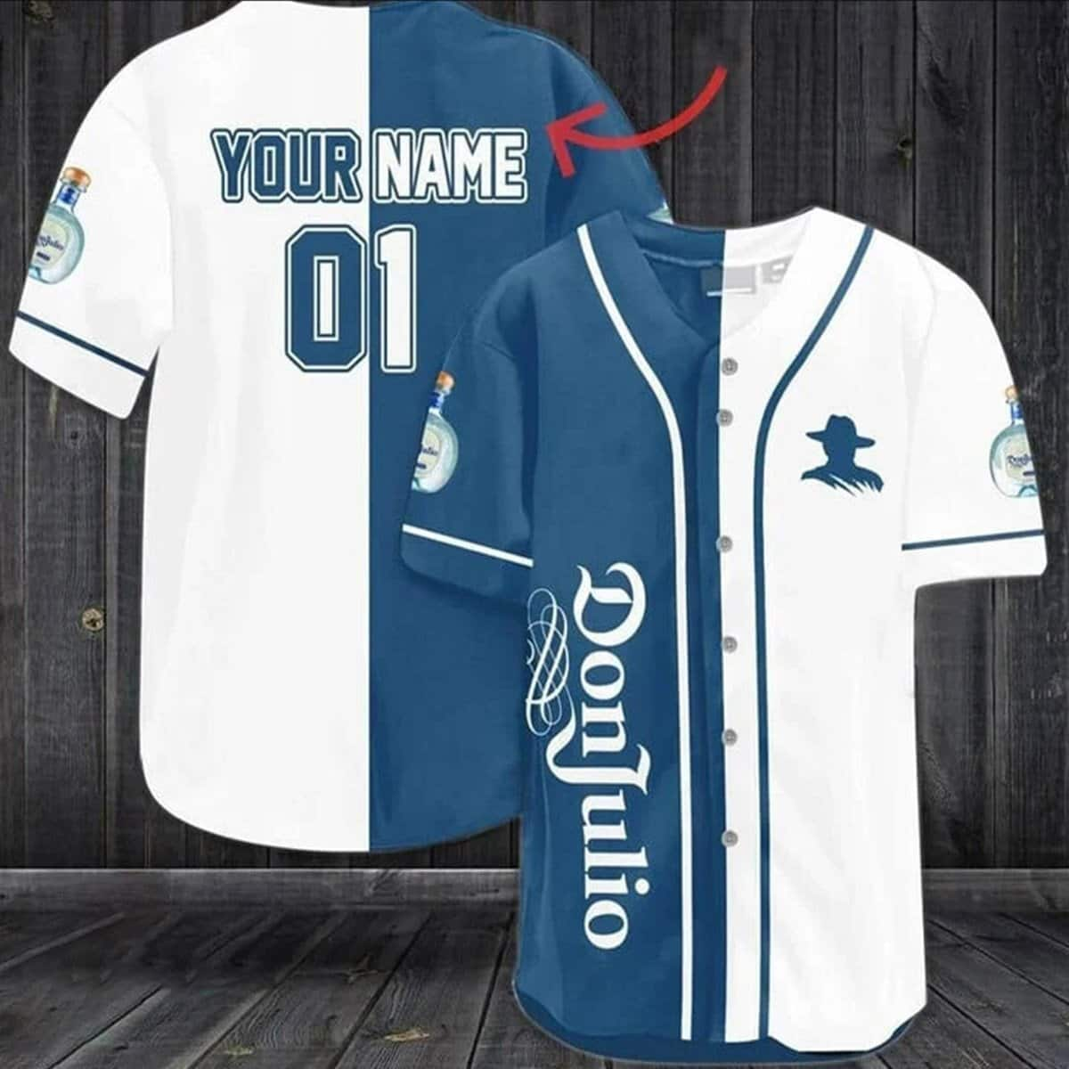 Don Julio Baseball Jersey Custom Name Gift For Sport Dad