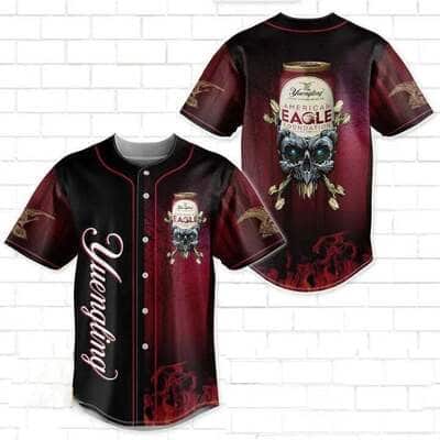Skull With Yuengling Beer Baseball Jersey Gift For Boyfriend Skull With Yuengling Beer Baseball Jersey Gift For Boyfriend