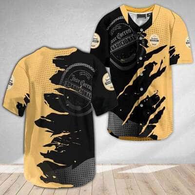 Jose Cuervo Tequila Baseball Jersey Metal Crack Pattern Jose Cuervo Tequila Baseball Jersey Metal Crack Pattern