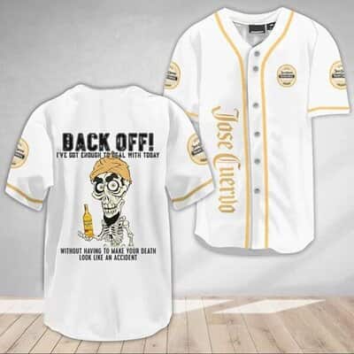 Achmed Back Off With Jose Cuervo Baseball Jersey Gift For Him Achmed Back Off With Jose Cuervo Baseball Jersey Gift For Him