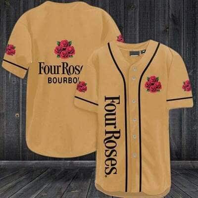 Four Roses Bourbon Baseball Jersey Gift For Best Friend Four Roses Bourbon Baseball Jersey Gift For Best Friend