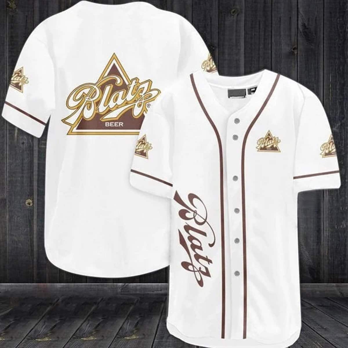 Blatz Beer Baseball Jersey Gift For Sporty Husband Blatz Beer Baseball Jersey Gift For Sporty Husband