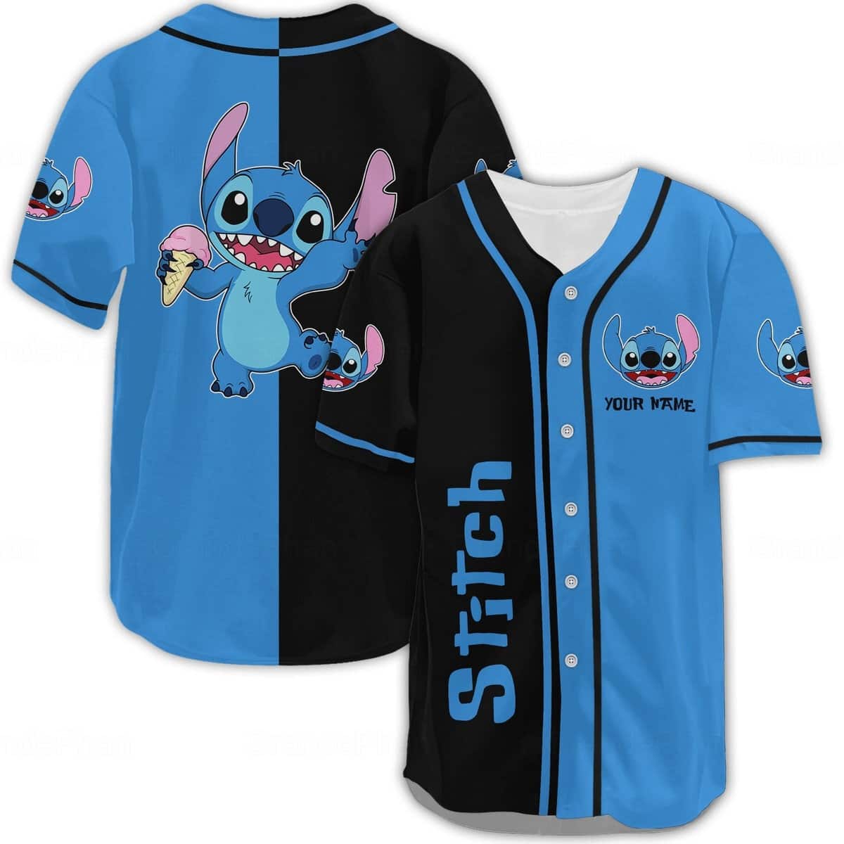 Cool Stitch Baseball Jersey Gift For Disney Lovers Custom Name Cool Stitch Baseball Jersey Gift For Disney Lovers Custom Name