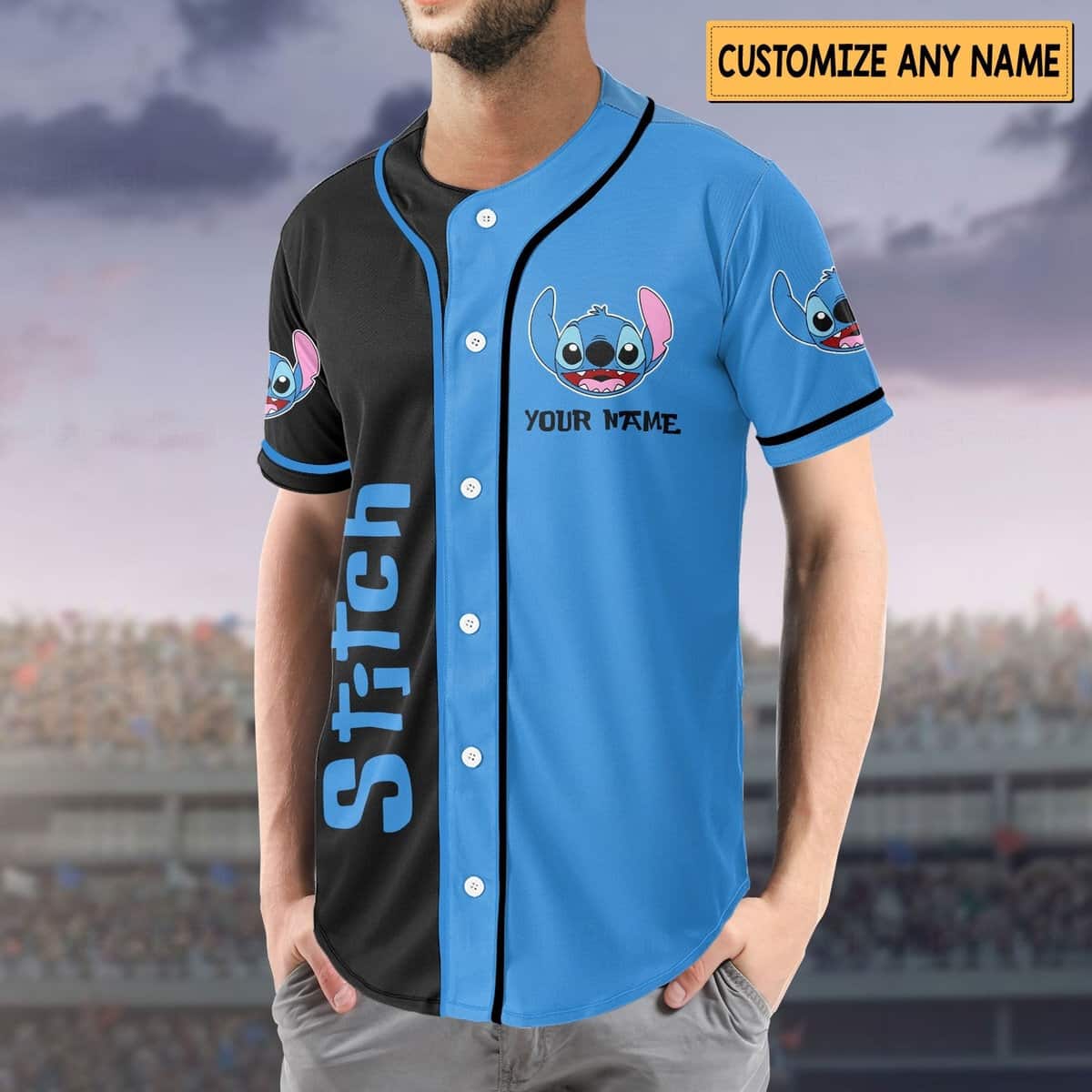 Cool Stitch Baseball Jersey Gift For Disney Lovers Custom Name Cool Stitch Baseball Jersey Gift For Disney Lovers Custom Name