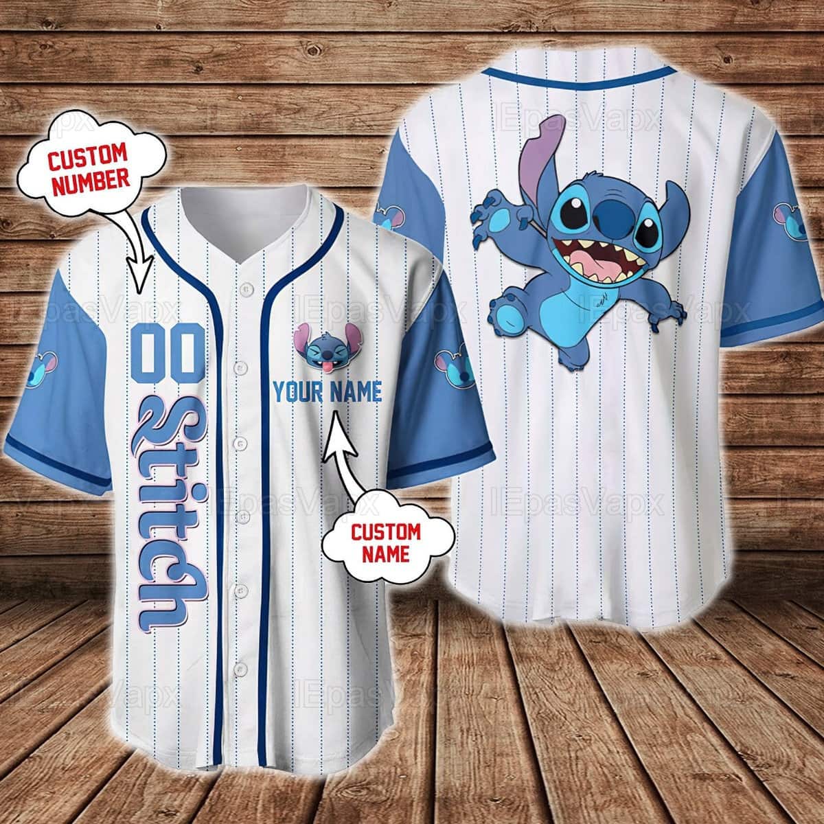 Disney Stitch Baseball Jersey Custom Name And Number Gift For Girlfriend Disney Stitch Baseball Jersey Custom Name And Number Gift For Girlfriend