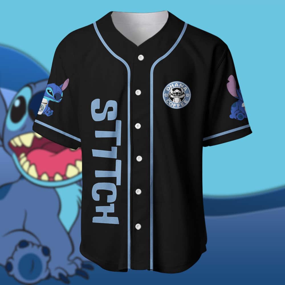 Coffee Stitch Baseball Jersey Gift For Him Coffee Stitch Baseball Jersey Gift For Him