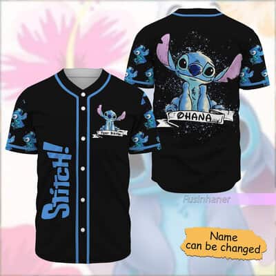 Stitch Baseball Jersey Custom Name Disney Lovers Gift Stitch Baseball Jersey Custom Name Disney Lovers Gift