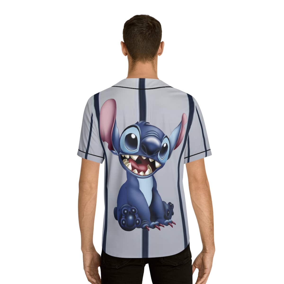 Cool Disney Stitch Baseball Jersey Gift For Sporty Friend Cool Disney Stitch Baseball Jersey Gift For Sporty Friend
