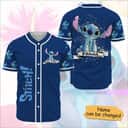 Stitch Baseball Jersey Custom Name Disney Lovers Gift