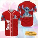 Stitch Baseball Jersey Custom Name Disney Lovers Gift
