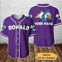 Donald Duck Baseball Jersey Custom Name Gift For Disney Lovers