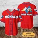 Donald Duck Baseball Jersey Custom Name Gift For Disney Lovers