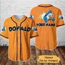 Donald Duck Baseball Jersey Custom Name Gift For Disney Lovers