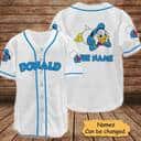 Donald Duck Baseball Jersey Custom Name Gift For Disney Lovers