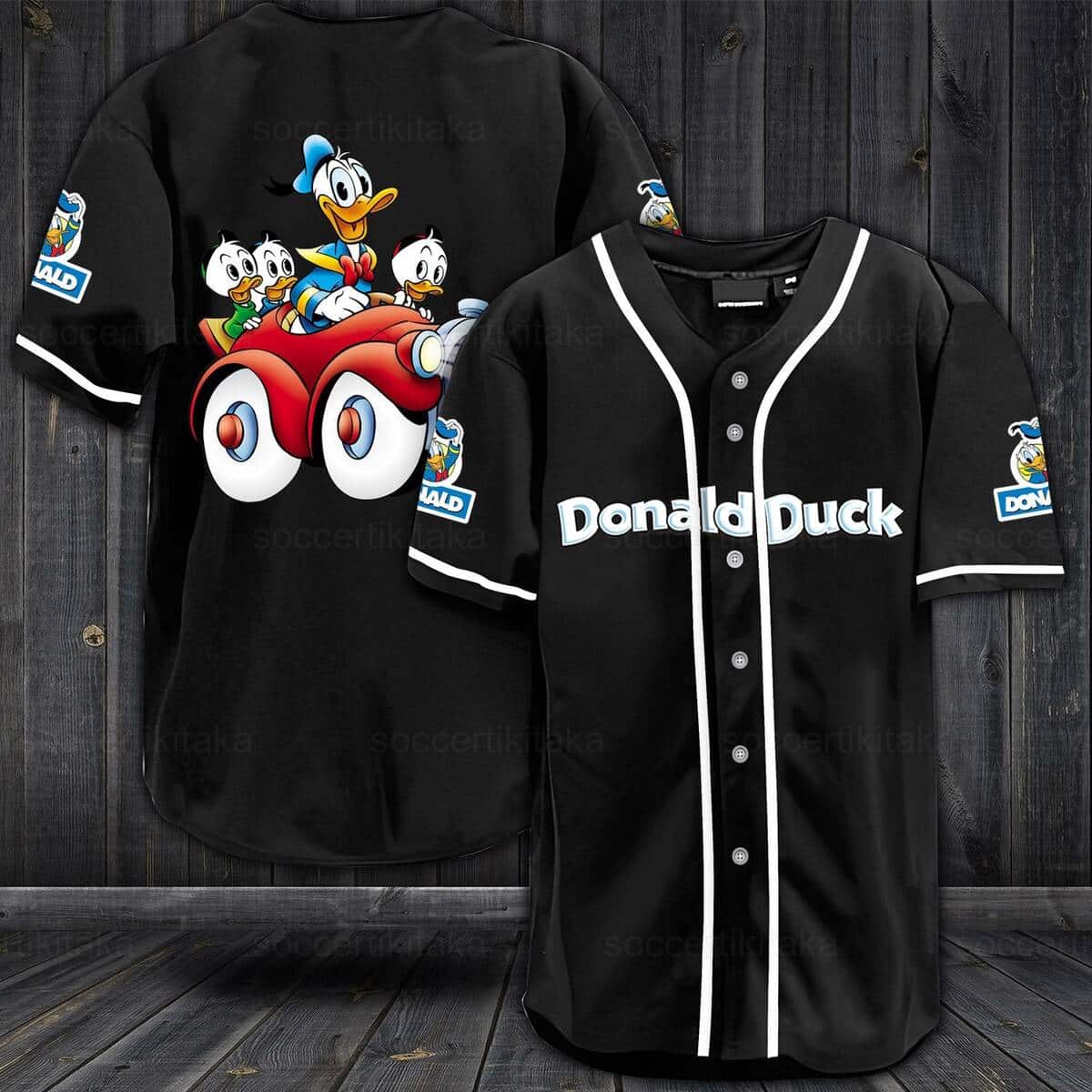 Donald Duck Baseball Jersey Gift For Sporty Boyfriend Donald Duck Baseball Jersey Gift For Sporty Boyfriend