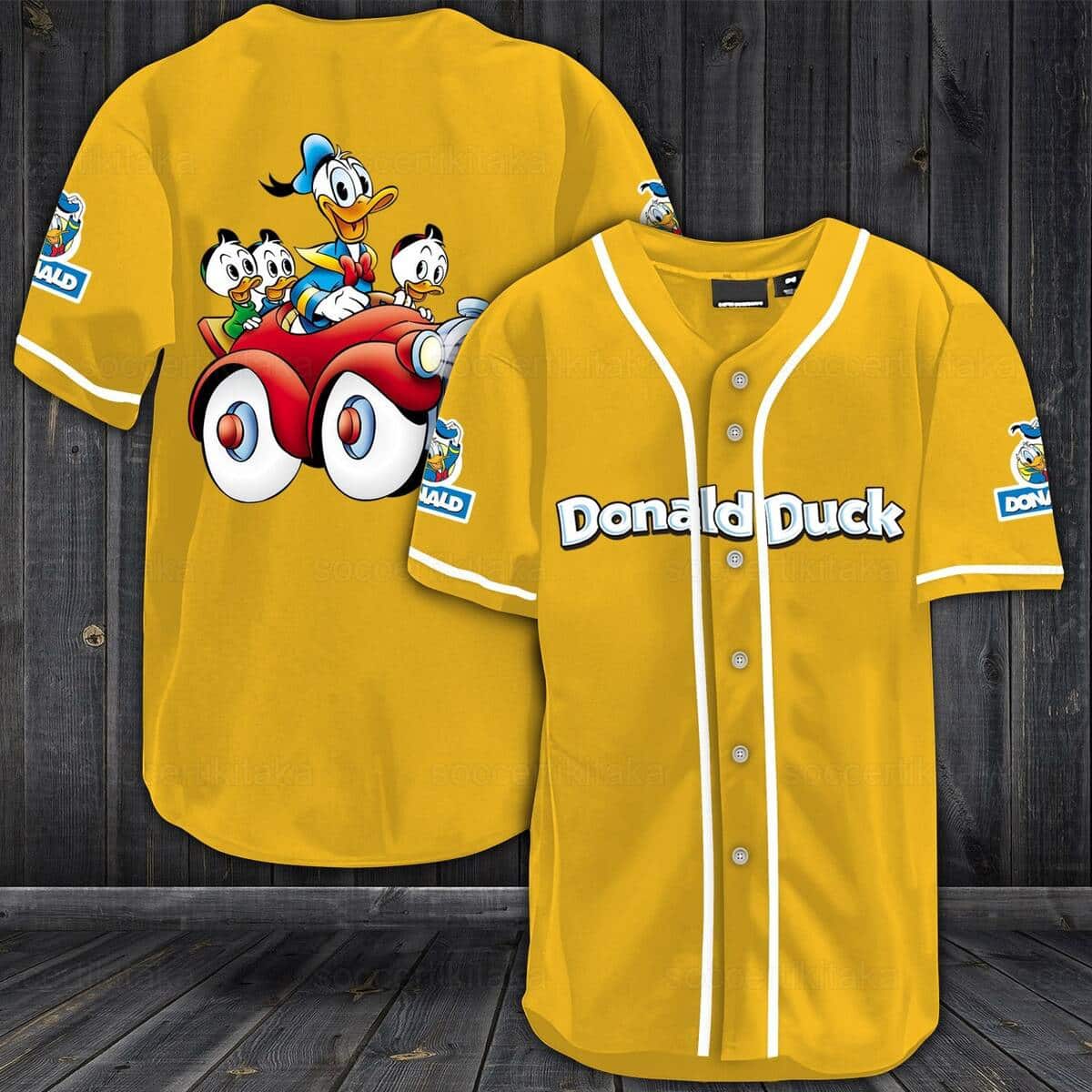 Donald Duck Baseball Jersey Gift For Sporty Boyfriend Donald Duck Baseball Jersey Gift For Sporty Boyfriend