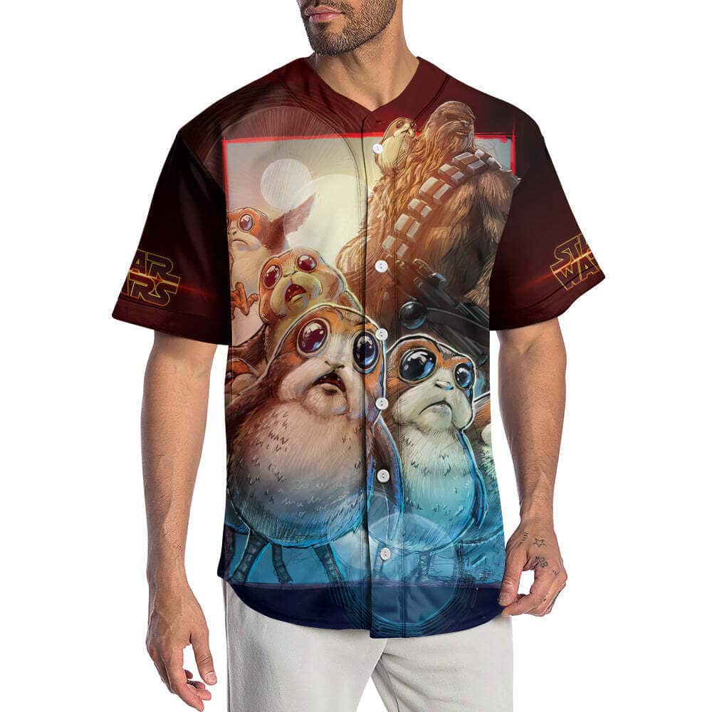 Star Wars Porgs Are Friends Not Food Baseball Jersey