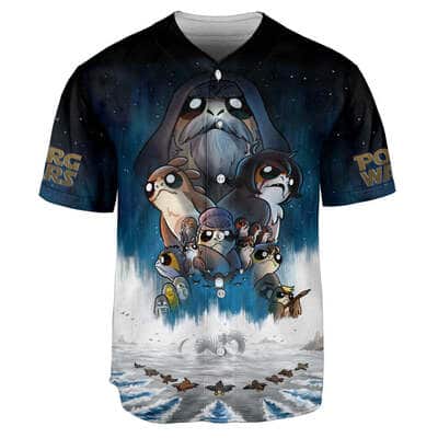 Star Wars We Must Say Our Goodbye To Our Porgs Friends Baseball Jersey