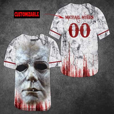 Michael Myers Baseball Jersey Custom Name And Number Serial Killer Gift