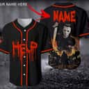 Michael Myers Baseball Jersey Custom Name Gift for Horror Movie Fans
