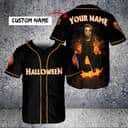 Michael Myers Baseball Jersey Custom Name Gift For Halloween Movie Fans Michael Myers Baseball Jersey Custom Name Gift For Halloween Movie Fans
