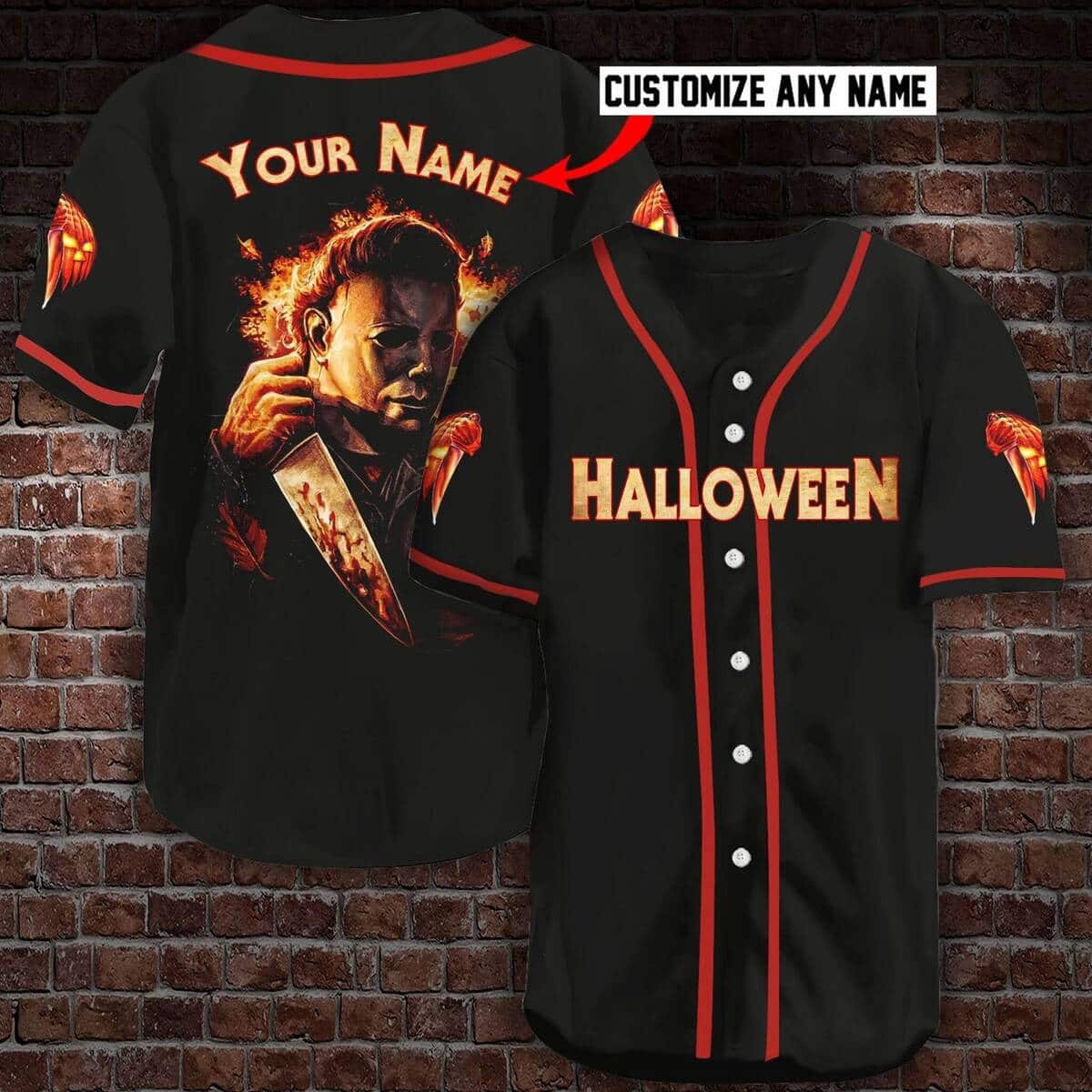 Michael Myers Baseball Jersey Halloween 1978 Gift Customize Name Michael Myers Baseball Jersey Halloween 1978 Gift Customize Name