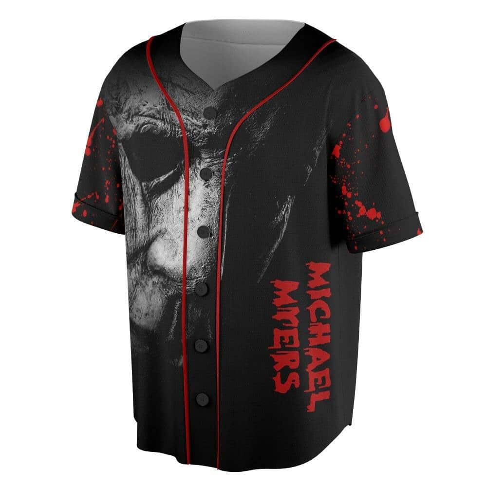 Michael Myers Baseball Jersey Custom Name Unique Halloween Gift Michael Myers Baseball Jersey Custom Name Unique Halloween Gift