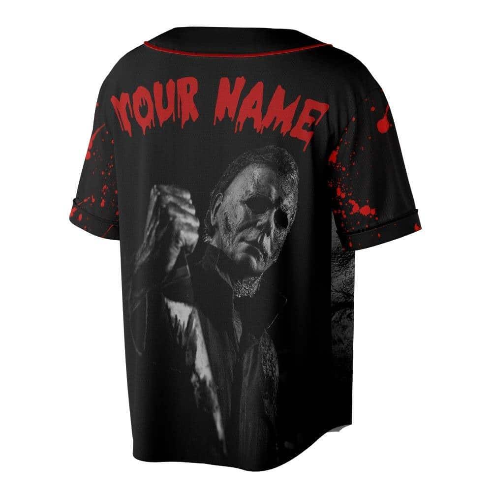 Michael Myers Baseball Jersey Custom Name Unique Halloween Gift Michael Myers Baseball Jersey Custom Name Unique Halloween Gift