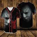 Halloween Michael Myers Baseball Jersey Horror Movie Gift Halloween Michael Myers Baseball Jersey Horror Movie Gift