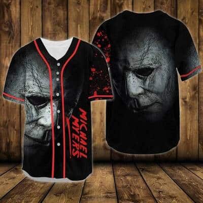 Halloween Michael Myers Baseball Jersey Horror Movie Gift