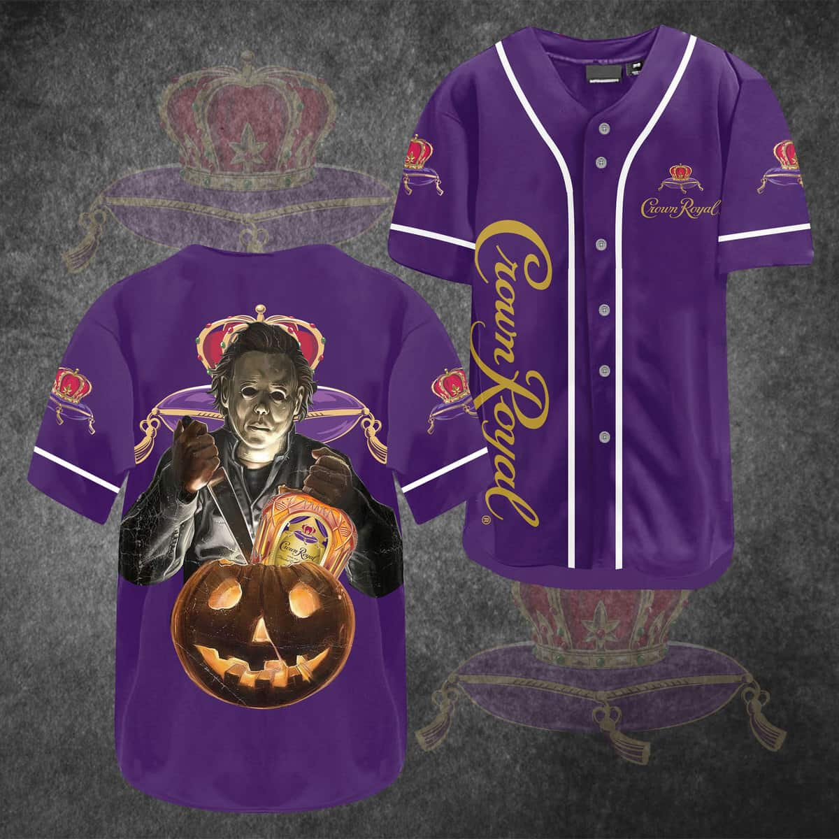 Michael Myers Baseball Jersey Crown Royal Gift For Horror Film Lovers