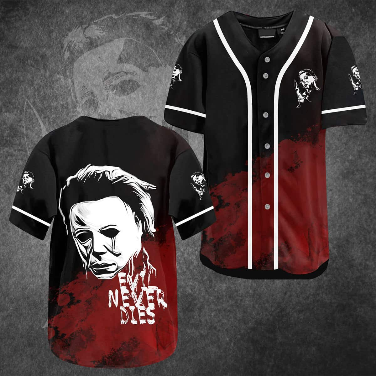 Michael Myers Baseball Jersey Serial Killer Gift