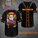 Halloween Michael Myers Baseball Jersey Gift For Sporty Boyfriend Halloween Michael Myers Baseball Jersey Gift For Sporty Boyfriend