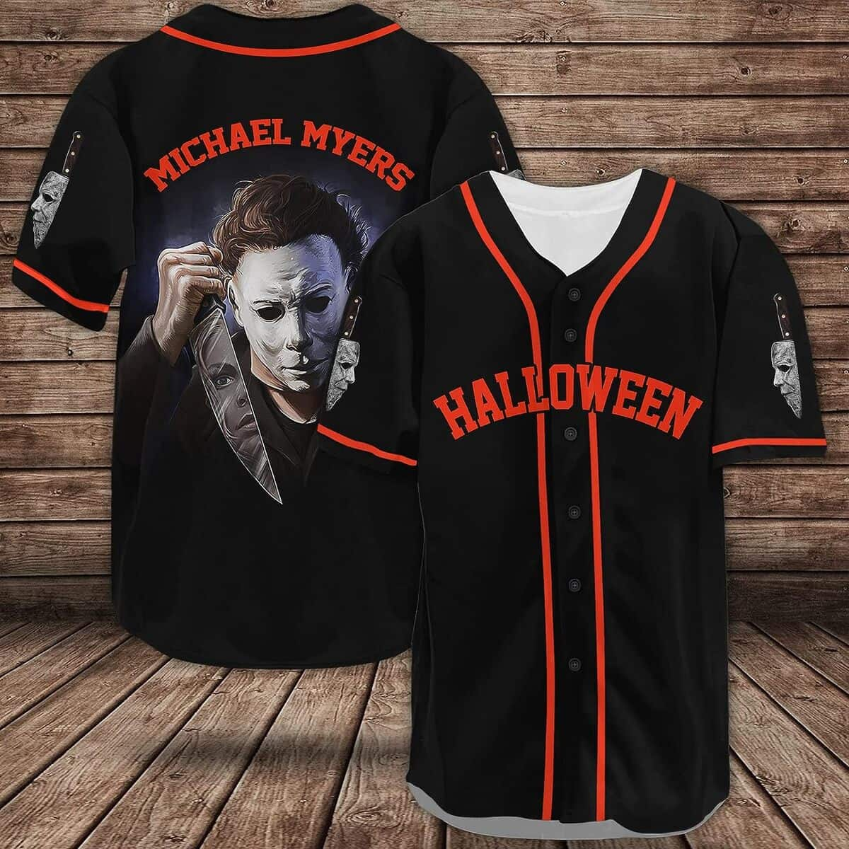 Michael Myers Baseball Jersey Gift For Halloween 1978 Fans